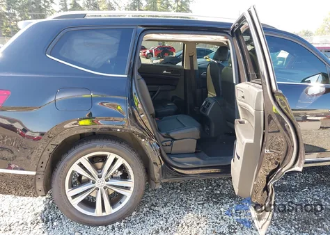 2019 Volkswagen Atlas 3.6L V6 Sel R-Line from USA, damaged, VIN 1V2RR2CA5KC565146